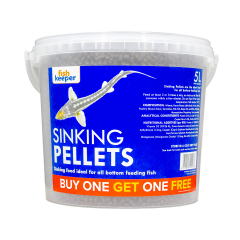 Fishkeeper Sinking Pellets 5L - Buy One Get One Free