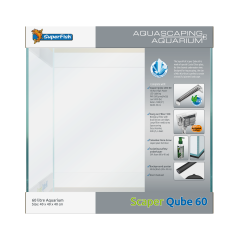 Superfish Scaper Qube 60 Litre Aquarium Set