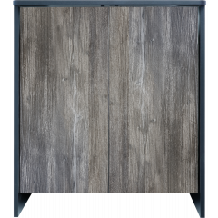 Superfish Design Grey Wood Cabinet