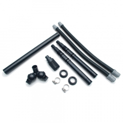 Connector kit, black, fluval, aquarium and filter