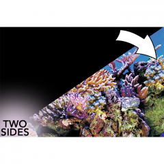Superfish 2 Sided Aquarium Background A - Black & Reef