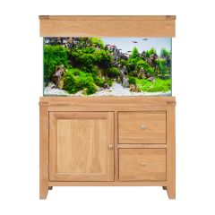 Aqua Oak Refreshed 105cm Doors and Drawers 
