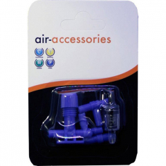 Aqua Airline Accessories Kit (Pack of 4)