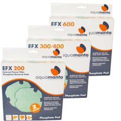 AquaManta EFX Standard External Filter Phosphate Pad 2 Pack