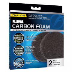 Fluval Carbon Foam for FX Filters (Pack of 2)