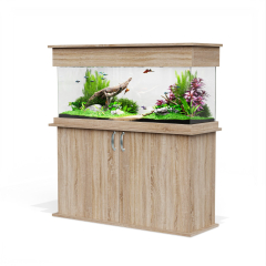 SeaBray Elite 48" x 15" x 20” Aquarium Cabinet - Vintage Oak