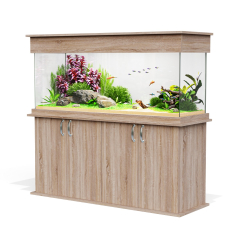 SeaBray Elite 60" x 18" x 24” Aquarium Cabinet - Vintage Oak