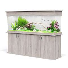 SeaBray Elite 72" x 18" x 24” Aquarium & Cabinet - Mekong