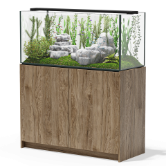 Aqua Marin Planta 1200 Aquarium & Cabinet - Hickory