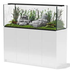 Aqua Marin Planta 1500 Aquarium & Cabinet - Gloss White