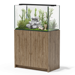 Aqua Marin Planta 900 Aquarium & Cabinet - Hickory