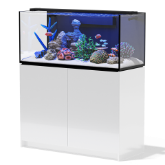 Aqua Marin Pro 1200 Aquarium, Sump and Cabinet- Gloss White