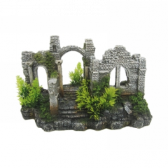 Classic Ornament - Ruined Castle with Plants