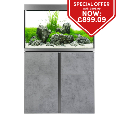 Fluval Siena 270 Aquarium & Cabinet Set - Chicago Concrete
