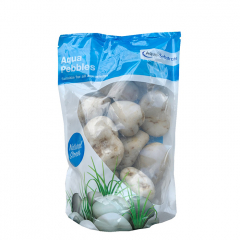 Aqua-Substrate Polished Pebbles - White