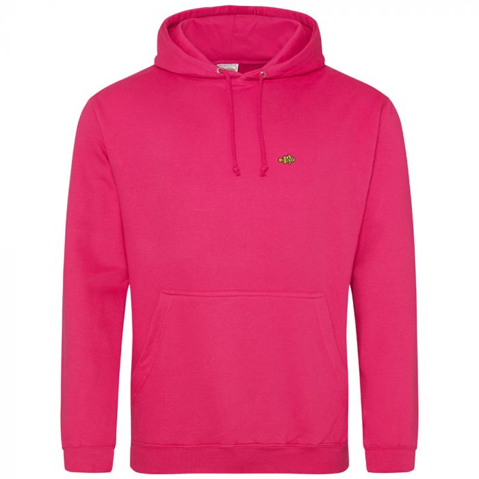 coral pink sweatshirt