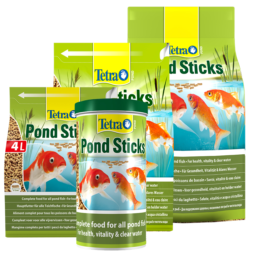Tetra Pond Sticks Floating Complete Pond Fish Food 40 Litre