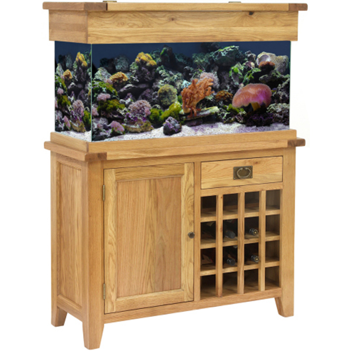 Aqua Oak 110cm Wine Rack Aquarium and Cabinet (AQ110WR) - Maidenhead  Aquatics